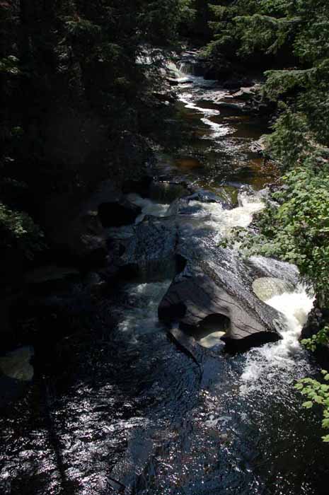 From the Presque Isle suspension bridge
